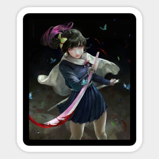 Swordswoman Master Kanao Sticker